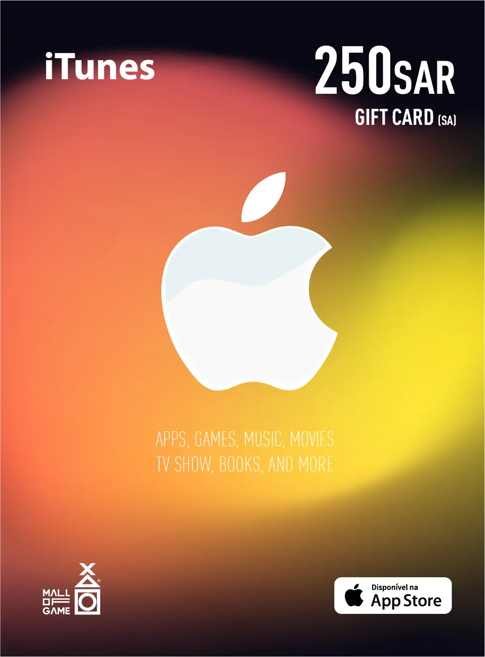 iTunes SAR250 Gift Card (SA)